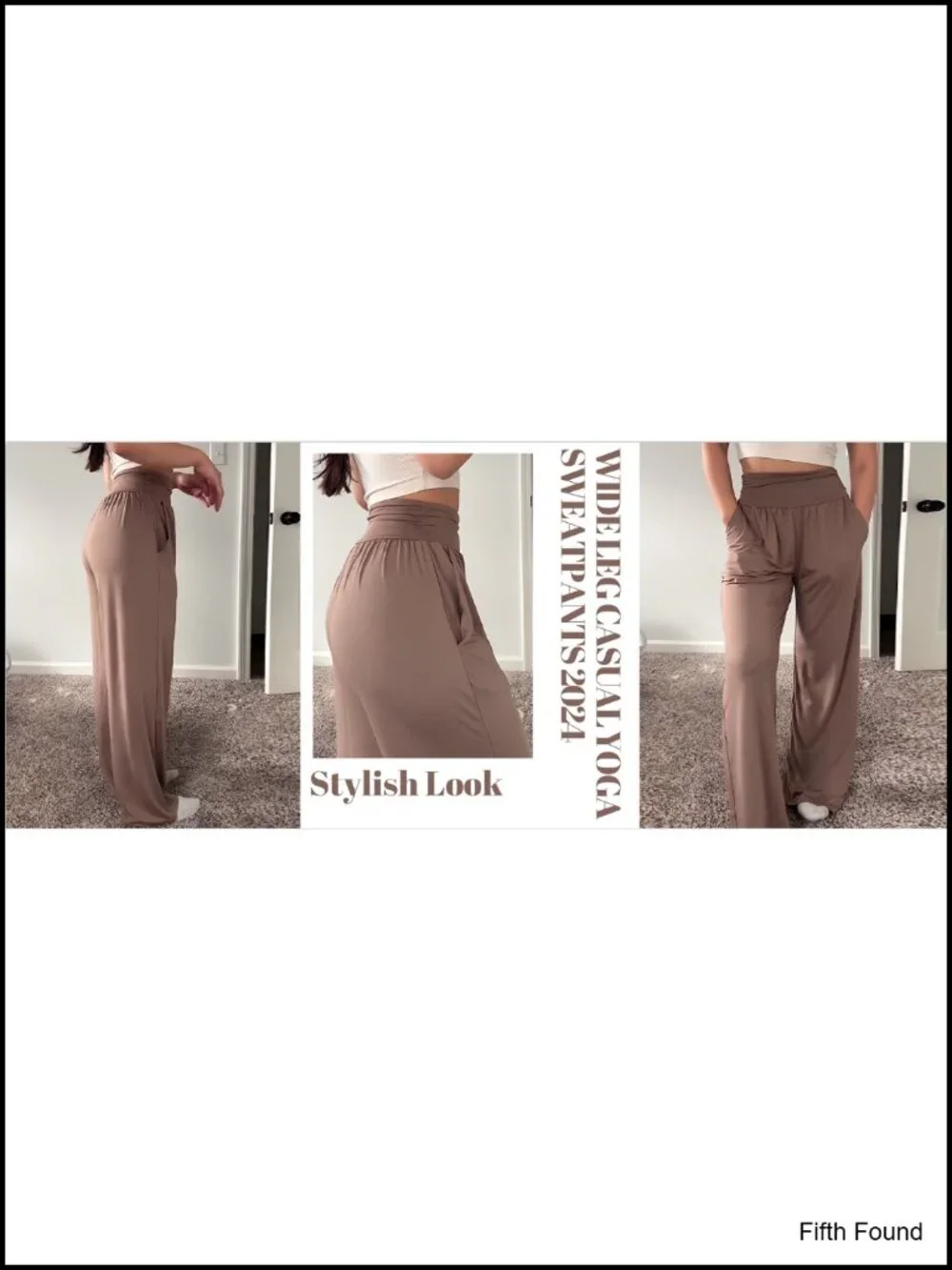 Wide Leg Pants Casual Loose Yoga Sweatpants Comfy Lounge Pajama Flowy Pants